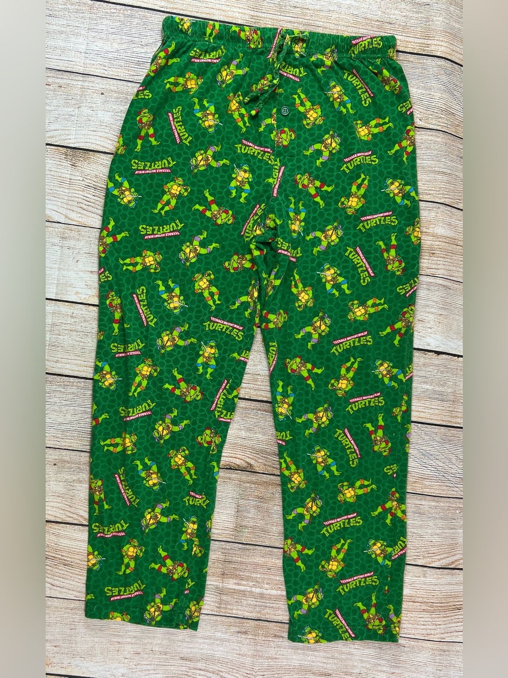 TMNT Teenage Mutant Ninja Turtles Cotton Pajama Lounge Pants 2013 Medium